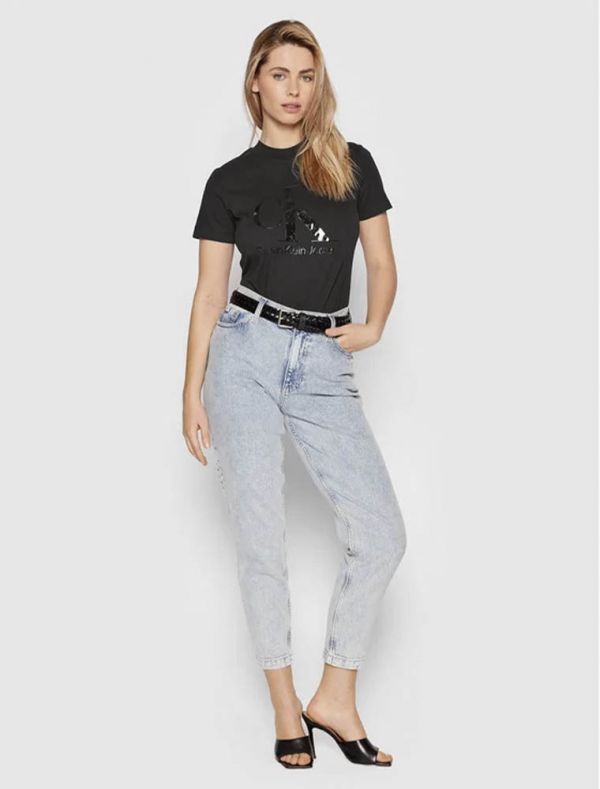 T-shirt manica corta Calvin Klein - nero