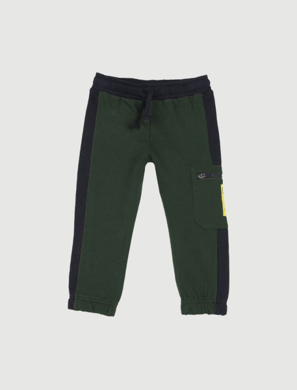 Pantalone in felpa sport Chicco - verde scuro