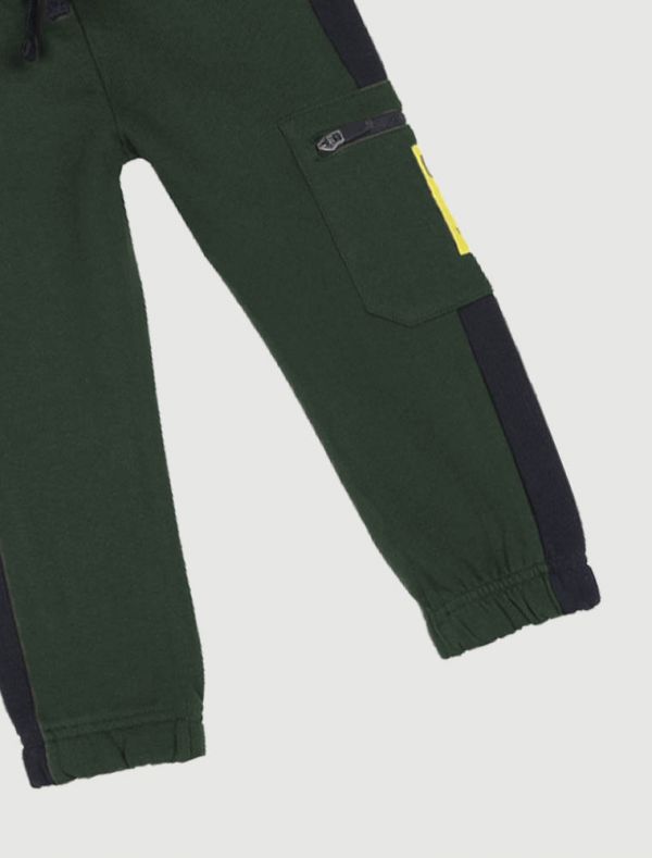 Pantalone in felpa sport Chicco - verde scuro