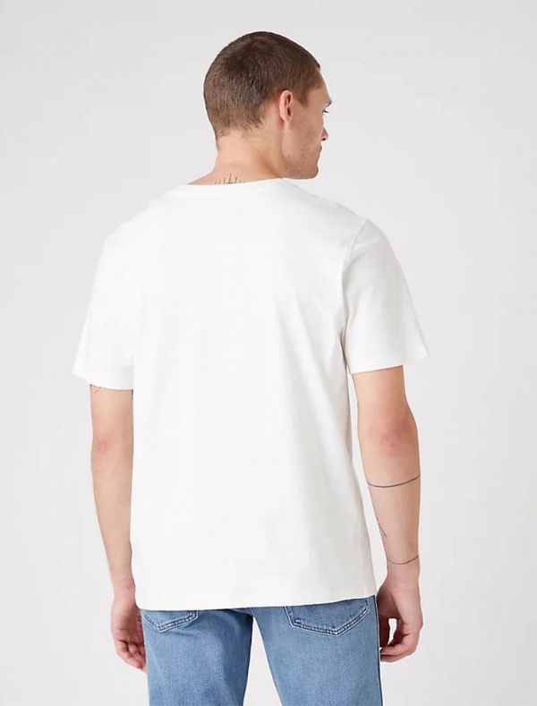 T-shirt manica corta Wrangler - bianco