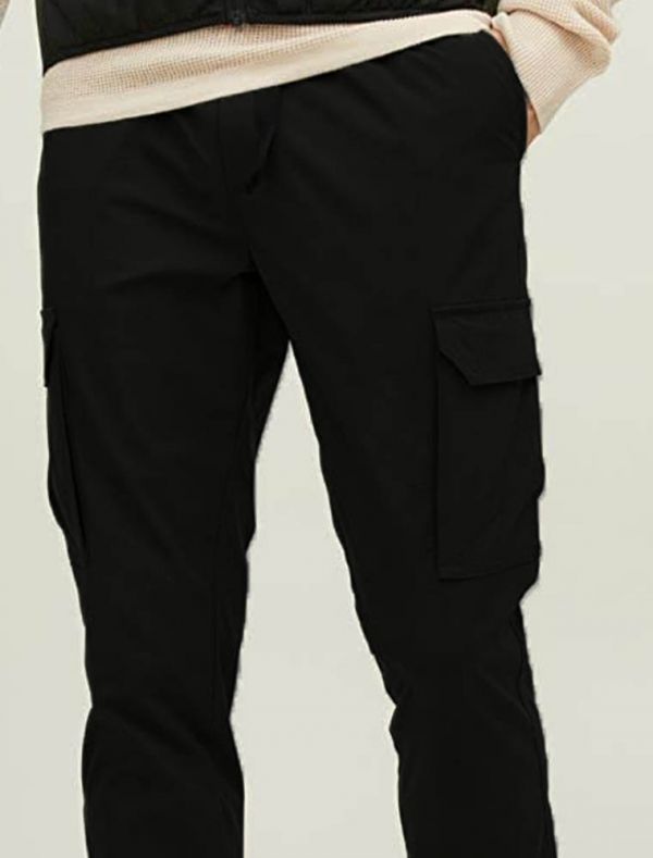 Pantalone casual Jack & Jones - black