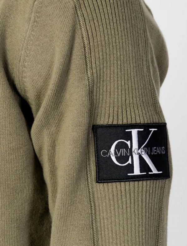 Maglia manica lunga Calvin Klein - olive