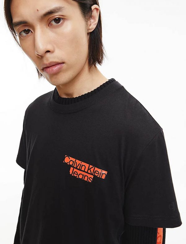 T-shirt manica corta Calvin Klein - black
