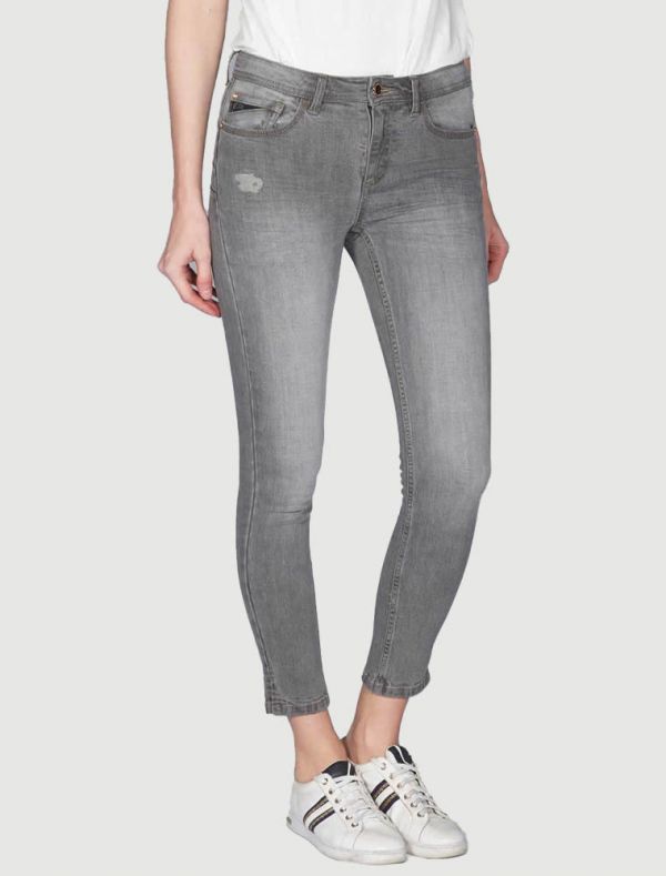 Pantalone jeans Yes Zee - grigio