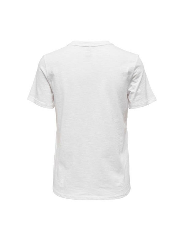T-shirt manica corta Only - bianco nero