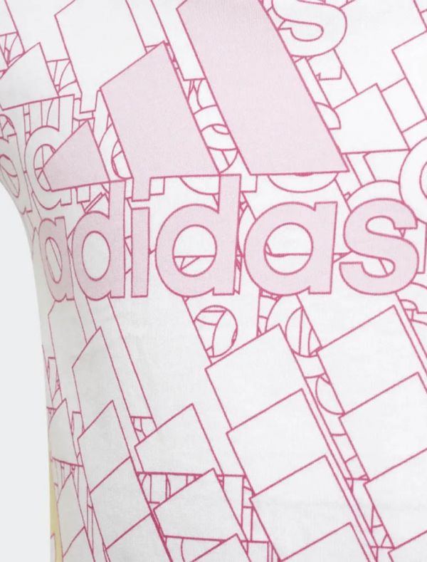T-shirt manica corta sportiva Adidas - pink