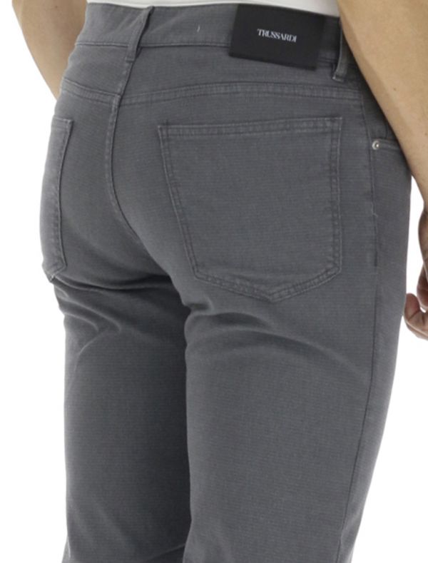 Pantalone casual 5 tasche Trussardi - antracite
