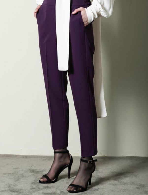 Pantalone Sandro Ferrone - purple
