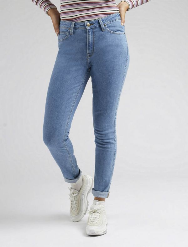 Pantalone jeans Lee - denim chiaro - 0