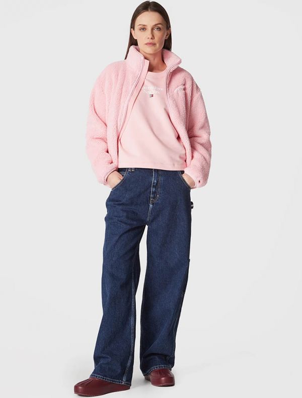 Maglia in felpa Tommy Jeans - pink