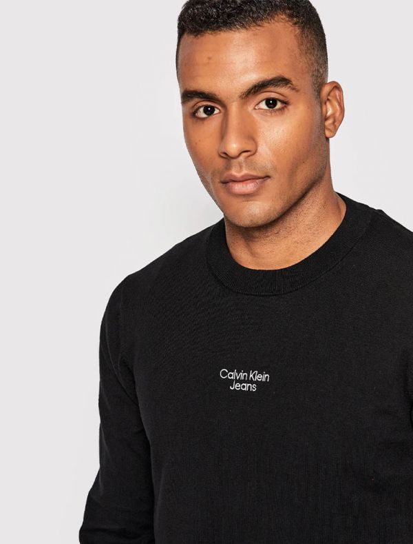Maglia manica lunga casual Calvin Klein - black