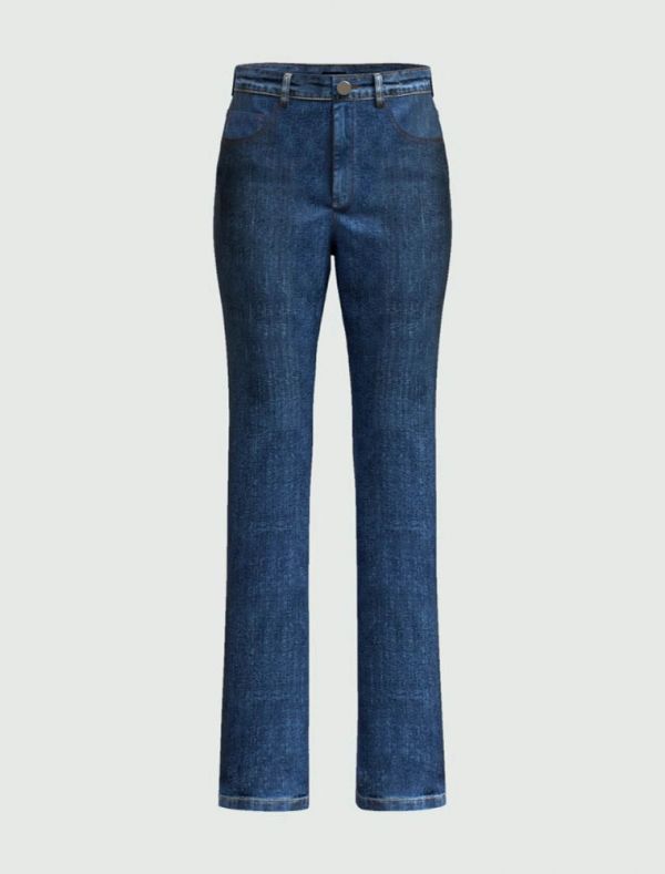Pantalone jeans Emme - blu medio