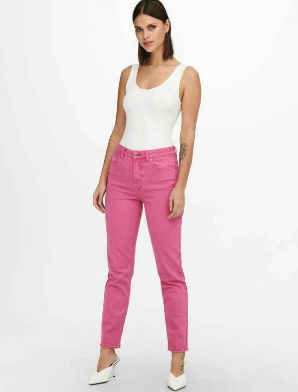 Pantalone jeans Only - fuxia