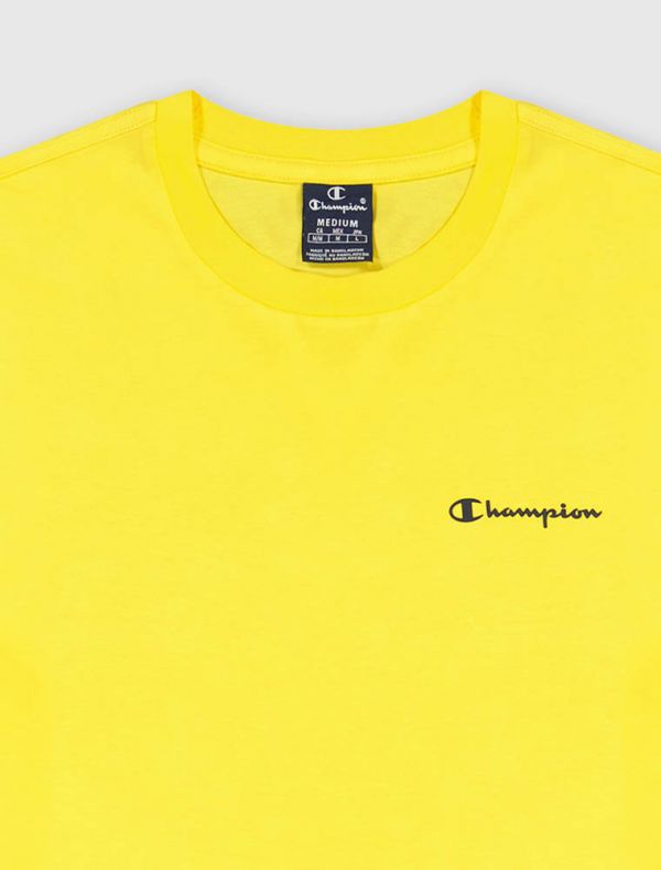 T-shirt manica corta sportiva Champion - giallo