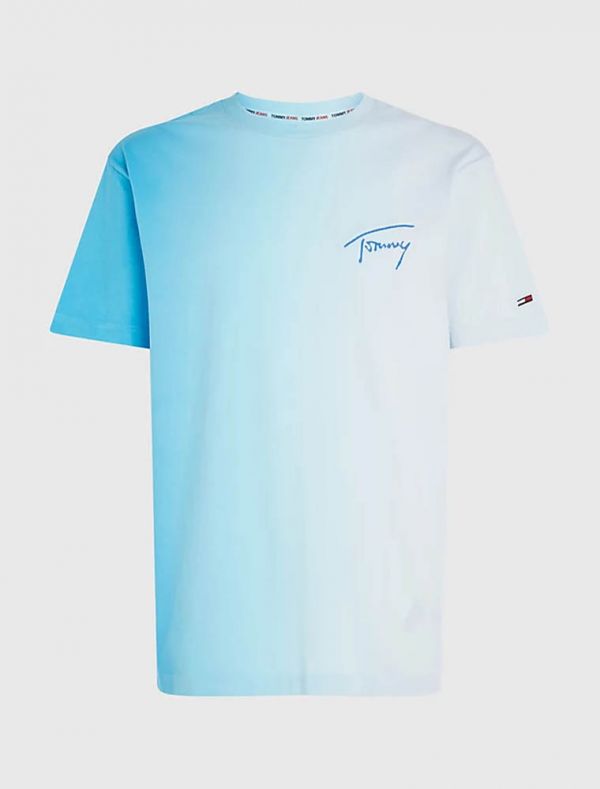 T-shirt manica corta Tommy Jeans - azzurro