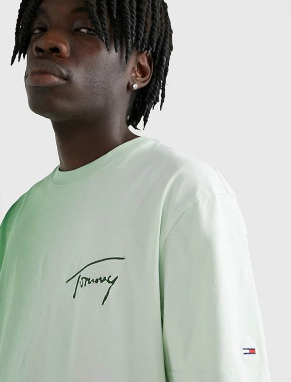 T-shirt manica corta Tommy Jeans - green