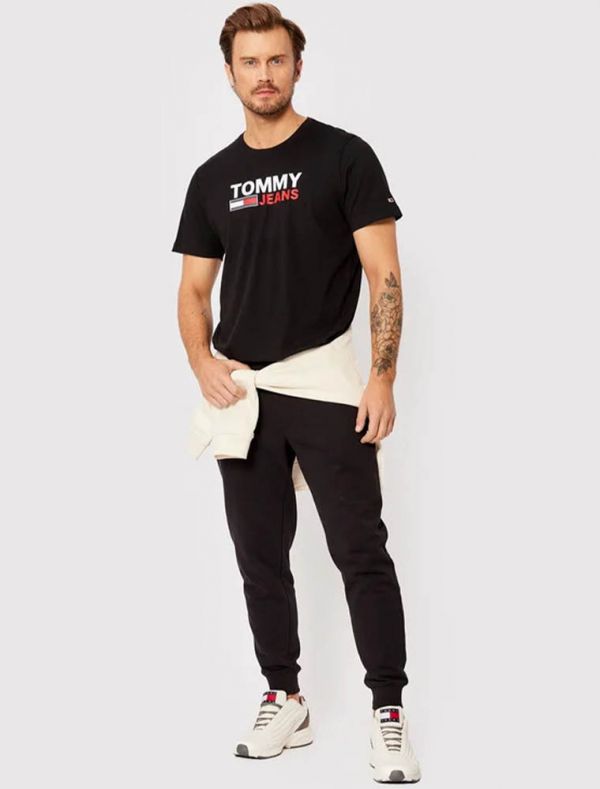 T-shirt manica corta Tommy Jeans - nero